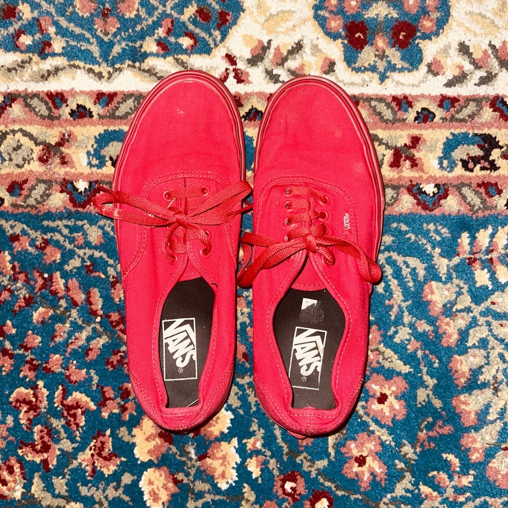 Red VANS Authentic Core Classics
